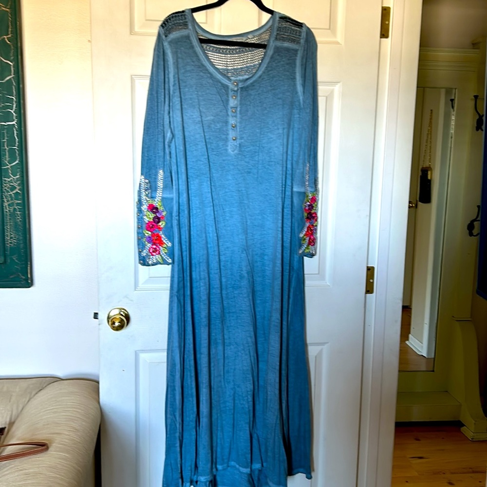 Soft Surroundings maxi dress L